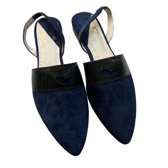 Nantucket Sole Leather Slingback Flats 8‎ - Picture 1 of 6